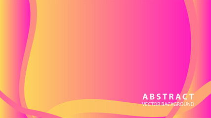 Abstract curve line wave background - vector