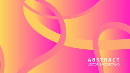 Abstract curve line wave background - vector