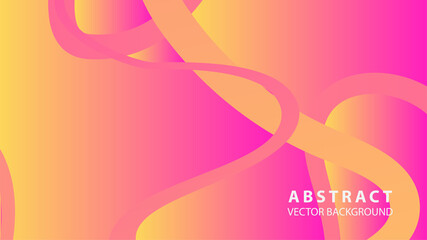 Abstract curve line wave background - vector