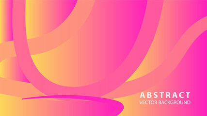 Abstract curve line wave background - vector