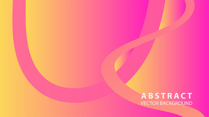 Abstract curve line wave background - vector