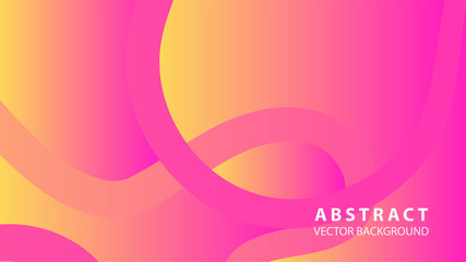 Abstract curve line wave background - vector