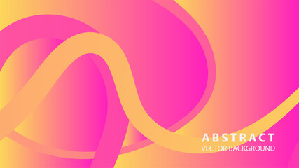 Abstract curve line wave background - vector