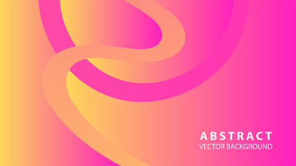 Abstract curve line wave background - vector