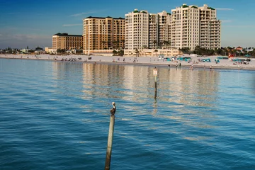 Papier Peint photo autocollant Clearwater Beach, Floride Clearwater Beach, Clearwater, Floride, États-Unis, février 2016