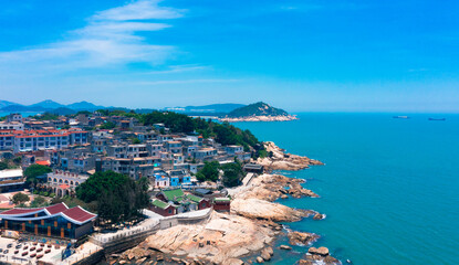 Naklejka premium Windm Stone Scenic Area, Dongshan Island, Zhangzhou City, Fujian Province, China