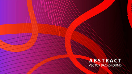 Abstract curve line wave background - vector
