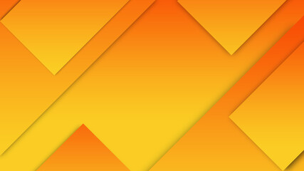 Abstract background modern hipster futuristic graphic. Yellow background with orange square shape. 4k image size
