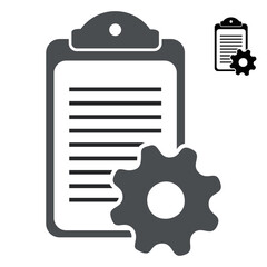 clipboard icon vector illustration