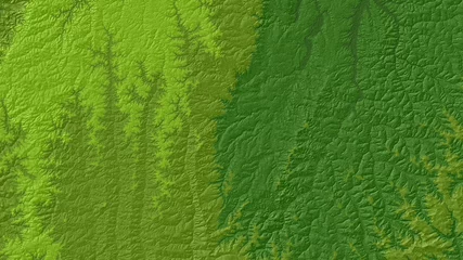 Foto op Plexiglas Green Digital Elevation Model in Angola © Kritsana