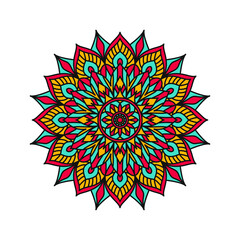 Ornamental decorative mandala pattern design
