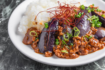 麻婆茄子ライス