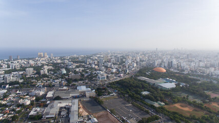 view of the Santo Domingo city 
