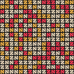 Abstract Geometric Pattern generative computational art illustration