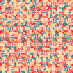 Abstract Geometric Pattern generative computational art illustration