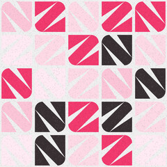 Abstract Geometric Pattern generative computational art illustration