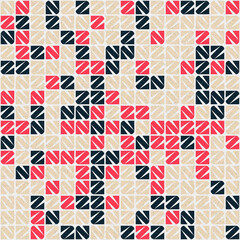 Abstract Geometric Pattern generative computational art illustration