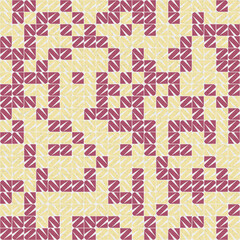 Abstract Geometric Pattern generative computational art illustration