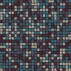 Abstract Geometric Pattern generative computational art illustration