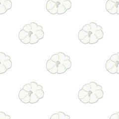 Seamless patterns with fall pumpkins hand drawn in wax crayons.Food print for Thanksgiving with textured pastels on white isolated background.Designs for textiles,packaging,wrapping paper,cards.