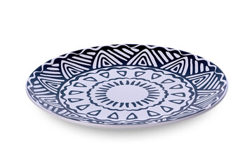plate on white background