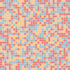 Abstract Geometric Pattern generative computational art illustration