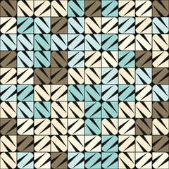 Abstract Geometric Pattern generative computational art illustration