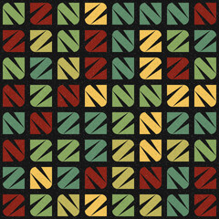 Abstract Geometric Pattern generative computational art illustration