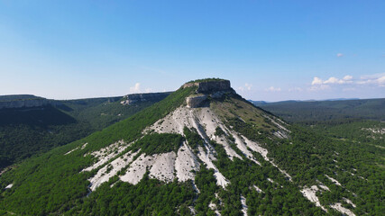 Ancient rock fortress in Crimea - Tepe-Kermen
