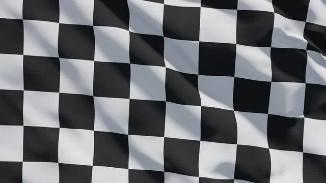 Checkered Flag Finish Line Background