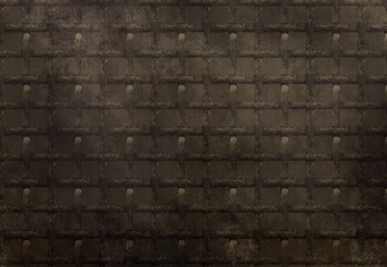 Stone brick wall, grunge, moss, grimy, industrial texture asset