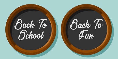 Back to school with school items and elements.  background and poster or promotion back to school.
File EPS.