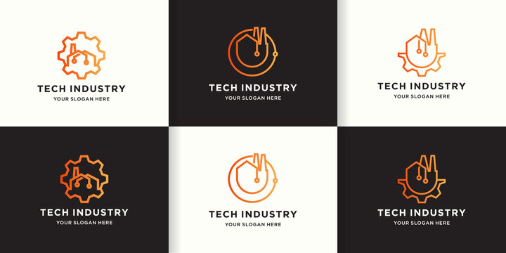 industrial technology line logo