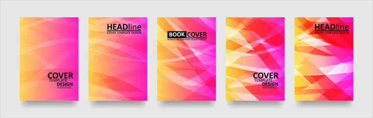 Fototapeta premium abstract wave background with gradient color. Applicable for design cover presentation invitation flyer annual report poster and business card desing packaging - Vector