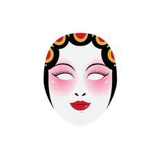 chinese lady opera mask