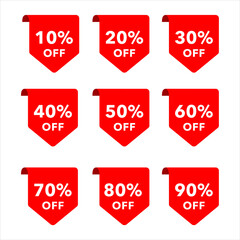 Sticker labels for new products

