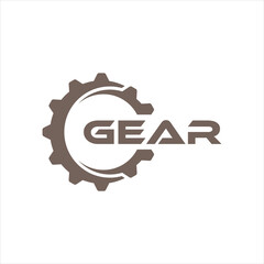 gear logo template vector