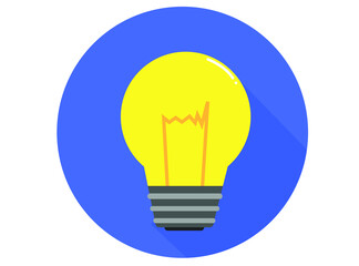 bubble light icon vector isolated