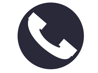 call icon vector isolated.