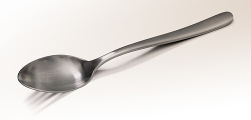 Spoon with a fork shadow
