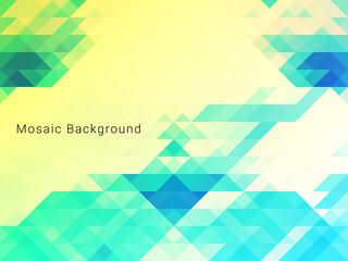 Abstract geometric colorful  mosaic modern elegant background