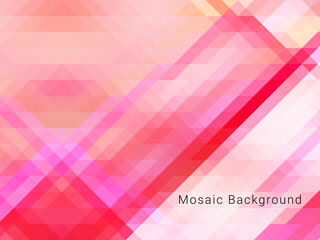 Abstract geometric colorful  mosaic modern elegant background