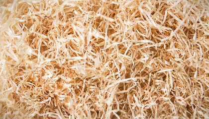 background of paper shavings for decor