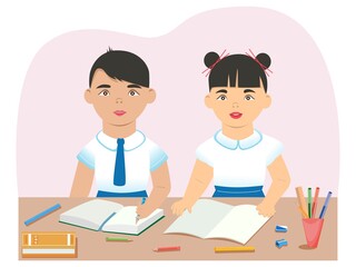 Children. Raising children of migrants. Culture and education concept. World migration.