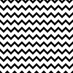 Chevron seamless pattern. Repeated shevron patterns. Monochrome zag zig background. Repeating stripes texture for design prints. Simple black and white backdrop. Abstract patern. Vector illustration