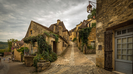 The medieval Beynac and Cazenac village in France