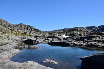 Fototapeta premium lake in the mountains