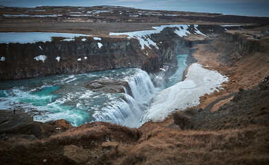 Gullfoss Waterfall, Iceland