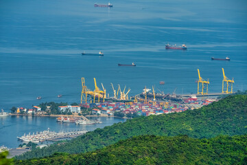 Tien Sa container port, Da Nang city, Vietnam