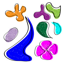 Abstract background with vector design elements.